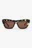 Bottega Veneta Tortoiseshell Cat Eye Sunglasses