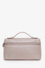 Loro Piana Beige Metallic Lizard Leather Extra Pocket L19 No Strap