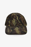 Prada Green/Black Camouflage Nylon Baseball Cap Size M