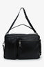 Acne Studios Black Leather Camero Hotel Duffle Bag