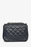 Pre-loved Chanel™ 2013-14 Navy Caviar Leather Mini Square Classic Flap