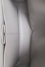 Pre-loved Chanel™ 2013-14 Grey Lambskin Jumbo Double Flap Bag Silver Hardware