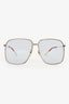 Pre-loved Chanel™ Metal Raffia Round Frame Sunglasses