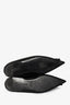 Jil Sander Black Leather Lace Up Pointed Toe Flats Size 37