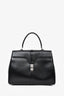 Celine Black Calfskin Leather Classique 16 Top Handle with Strap