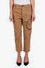 Gucci Brown Logo Chino Straight Leg Pants Size 29