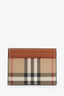 Burberry Novacheck Leather Cardholder