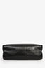 Jil Sander Black Leather Logo 'Goji Pillow' Medium Shoulder Bag
