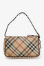 Burberry Beige Haymarket Coated Canvas Pochette Shoulder Bag
