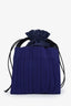 Pleats Please Issey Miyake Blue Nylon Crossbody Bag
