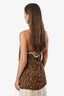 Gucci Black/Red Floral Lace Detail Camisole Blouse Size 40