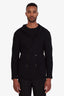 Ralph Lauren Purple Label Black Knit Cardigan Sweater Size S Mens