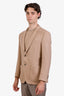 Loro Piana Camel Single Breasted Blazer Size 50 Mens