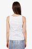 Off-White White Triangle Plaque Tank Top Size 38