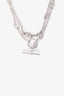 Hermès Sterling Silver 'Farandole' Long Necklace 120