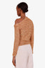 Self-Portrait Gold Sequin Asymmetrical Top Size 2