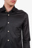Kiton Dark Grey Cotton Button Down Shirt Size 38 Mens