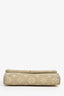 Louis Vuitton 2008 Cream Monogram Lin Tri-Fold Wallet