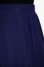 Pre-loved Chanel™ 1980's Purple/Black Velvet Coat Dress and Skirt Ensemble Size 42