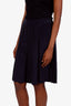 Pre-loved Chanel™ Black Silk Pleated Mini Skirt Size 40