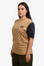 Loewe Brown/Blue Cotton Anagram T-Shirt Size M