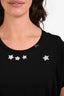 Saint Laurent Black Logo Star Graphic Muscle Shirt Size S
