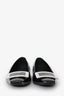 Roger Vivier Black Patent Square Toe Buckle Flats Size 37.5