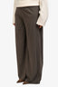 Labo.Art Green Cotton Wide-Leg Pants Estimated Size M