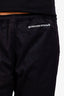 Chrome Hearts Black Nylon Monogram Cross Jacquard Track Pants Size M