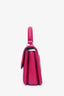 Pre-loved Chanel™ 2019 Fuchsia Lambskin Quilted Small Trendy CC Top Handle Bag