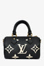 Louis Vuitton Black/White Giant Monogram Nano Speedy with Strap