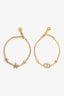 Christian Dior Gold Tone Crystal Clair D Lune Bracelet Set