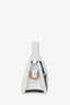 Jacquemus White Leather Le Petit Bambino Crossbody
