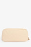 Louis Vuitton Cream Empreinte Leather Neverfull MM Tote with Pouch