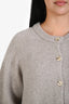 Arch4 Taupe Cashmere Buttoned Cardigan Size L