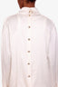 Pre-loved Chanel™ White Silk Pleated Blouse Size 36