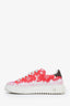 Louis Vuitton Pink/Red Monogram Time Out Sneakers Size 37.5