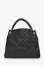 Louis Vuitton Navy Blue Empreinte Leather Artsy MM Shoulder Bag