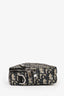 Christian Dior Navy Blue Oblique Jacquard Safari Bag with Strap