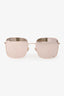 Christian Dior Rose Gold-Tone DiorStellaire Square Sunglasses