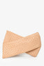 Bottega Veneta Beige Intrecciato 'Criss Cross' Clutch