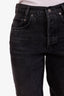 Agolde Grey Washed Cotton Tapered Jeans Size 27