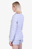 Cami NYC Blue/White Tweed Double Breasted Blazer Size S