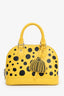 Louis Vuitton x Yayoi Kusama Yellow/Black Epi Leather Dots Alma BB with Strap