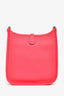 Hermès 2020 Pink Clemence Leather TPM Crossbody