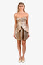 Cult Gaia Gold 'Charlique' Mini Dress Size 6