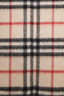 Burberry Beige Cashmere Nova Check Fringe Scarf