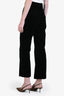 Saint Laurent Black Velvet Wide Leg Trousers Size 38
