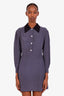 Miu Miu Black Polka Dot Mini Shirt Dress Size 38