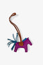 Hermès Purple/Brown/Teal Leather Rodeo PM Charm